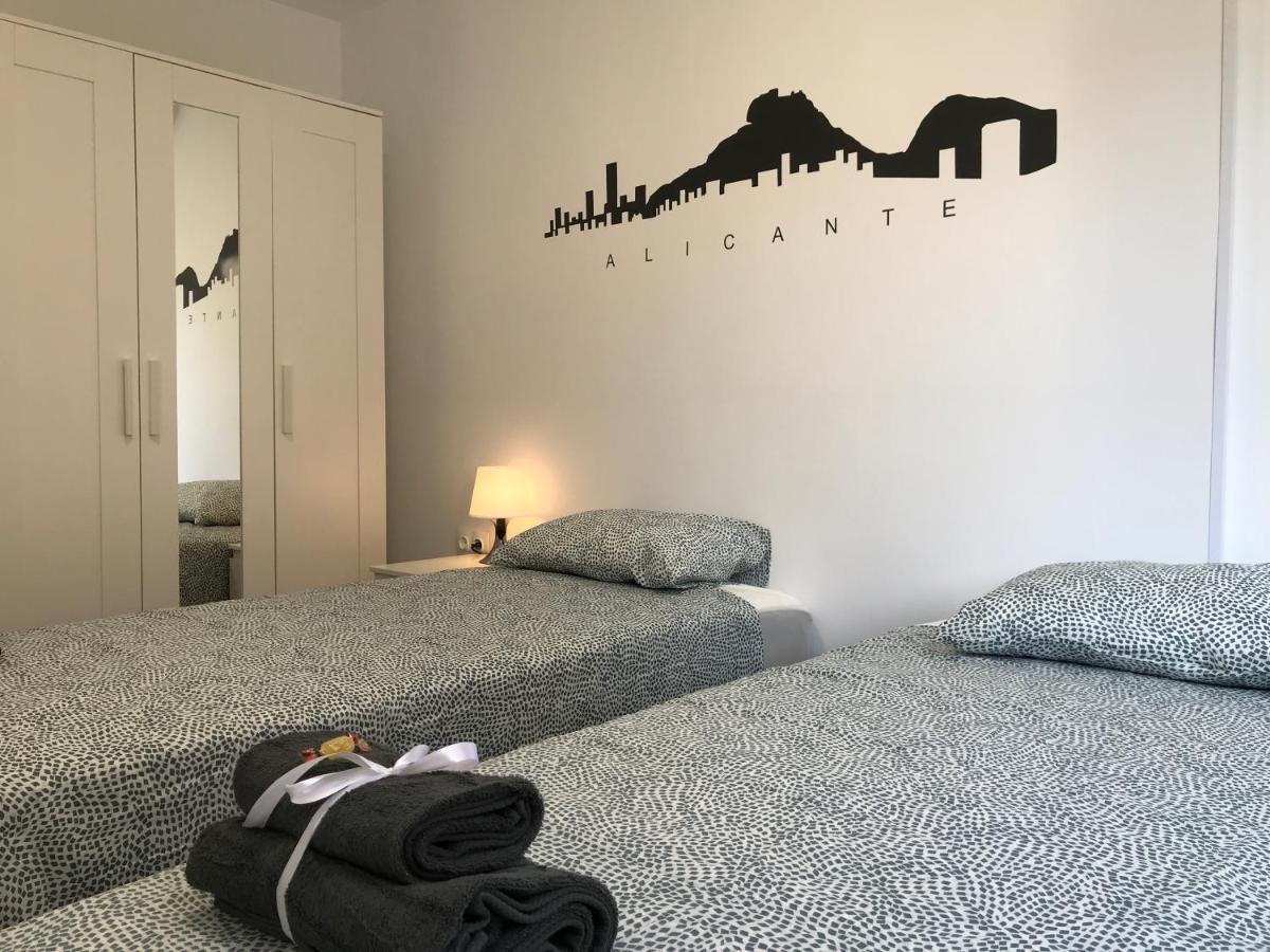 Lovely 2 Apartamento Centrico Alicante Luaran gambar